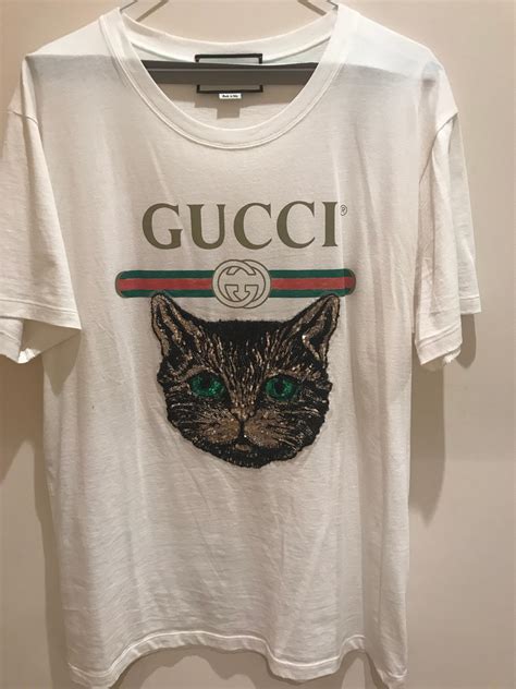 gucci cat t-shirt women's